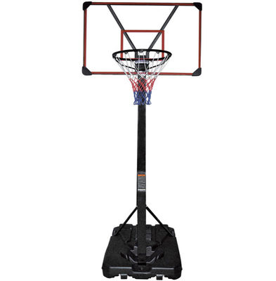 PE Base Adjustable Basketball System Outdoor 36.5kg PC Backboard